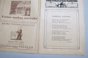 Suomen Kuvalehti 1920 nr 30, kansikuva Pieni merenneito, Karlsbad - terveyslähteiden pääkaupunki, Keskikesän juhlia, Mustiala kesäkursseilla, ym.