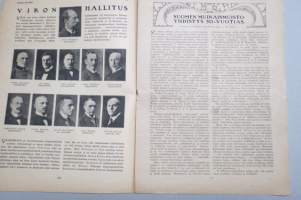 Suomen Kuvalehti 1920 nr 39, Syksy tuhoo, Porolaidunsopimus Suomen ja Norjan välillä, Viron hallitus, Suomen muinaismuistoyhdistys 50-vuotias, ym.