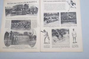 Suomen Kuvalehti 1920 nr 28, kansikuva Pieni kylpijä, Pikkulasten messuhuvia, Oulangalla, Messukuvien jälkisatoa, Suom voittoon olympialaissa kisoissa! ym.