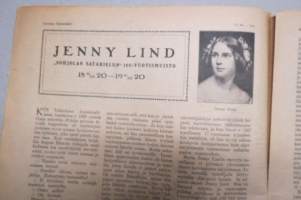 Suomen Kuvalehti 1920 nr 40, kansikuva Irma Törnroos, Jenny Lind - Pohjolan satakielen 100-vuotismuisto, Otravaaran rikkikiisulouhimo, Suomalaista sisua, ym