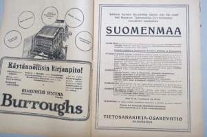 Suomen Kuvalehti 1920 nr 9, kansikuva Akseli Gallèn-Kallela, Kalevalan päivä, Kalevalaseuran tunnussoljet, Lönnrot ja Kajaanin totiseura, Ravi-ajot, ym.