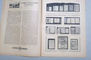 Suomen Kuvalehti 1920 nr 9, kansikuva Akseli Gallèn-Kallela, Kalevalan päivä, Kalevalaseuran tunnussoljet, Lönnrot ja Kajaanin totiseura, Ravi-ajot, ym.