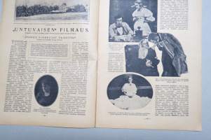 Suomen Kuvalehti 1920 nr 7, kansikuva 8-vuotias varvastanssijatar, Sideotsaisen miehen muisto, Hävityksen jäljet, Valkoisen kenraalin vastaanotto helsingissä, ym.