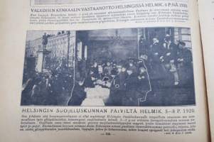 Suomen Kuvalehti 1920 nr 7, kansikuva 8-vuotias varvastanssijatar, Sideotsaisen miehen muisto, Hävityksen jäljet, Valkoisen kenraalin vastaanotto helsingissä, ym.