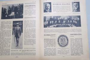 Suomen Kuvalehti 1920 nr 7, kansikuva 8-vuotias varvastanssijatar, Sideotsaisen miehen muisto, Hävityksen jäljet, Valkoisen kenraalin vastaanotto helsingissä, ym.