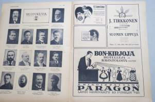 Suomen Kuvalehti 1920 nr 7, kansikuva 8-vuotias varvastanssijatar, Sideotsaisen miehen muisto, Hävityksen jäljet, Valkoisen kenraalin vastaanotto helsingissä, ym.