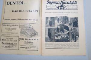 Suomen Kuvalehti 1920 nr 4, kansikuva Nuoren naisen muotokuva Hugo von Bouvardin näyttelystä, Reunavaltojen neuvottelukokous Helsingissä, Karjalan suojeluskunnat,ym.