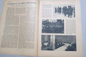 Suomen Kuvalehti 1920 nr 4, kansikuva Nuoren naisen muotokuva Hugo von Bouvardin näyttelystä, Reunavaltojen neuvottelukokous Helsingissä, Karjalan suojeluskunnat,ym.