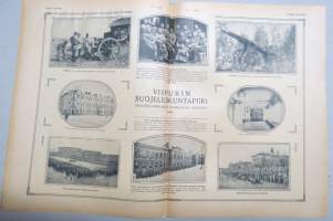 Suomen Kuvalehti 1920 nr 4, kansikuva Nuoren naisen muotokuva Hugo von Bouvardin näyttelystä, Reunavaltojen neuvottelukokous Helsingissä, Karjalan suojeluskunnat,ym.