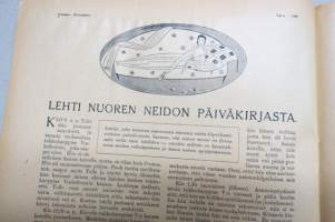 Suomen Kuvalehti 1920 nr 4, kansikuva Nuoren naisen muotokuva Hugo von Bouvardin näyttelystä, Reunavaltojen neuvottelukokous Helsingissä, Karjalan suojeluskunnat,ym.