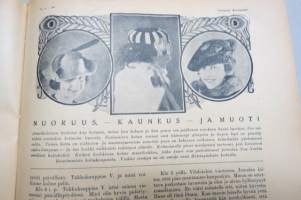 Suomen Kuvalehti 1920 nr 4, kansikuva Nuoren naisen muotokuva Hugo von Bouvardin näyttelystä, Reunavaltojen neuvottelukokous Helsingissä, Karjalan suojeluskunnat,ym.