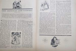 Suomen Kuvalehti 1920 nr 5, kansikuva &quot;Aunuksen helmi&quot; Helsingissä viimeinen kuvalehti kädessään, Saksan kansan vastoinkäymiset, Eläköön vapaus! ym.