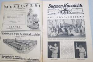Suomen Kuvalehti 1920 nr 44, kansikuva Kullervo, Ohiolainen sanomalehtimies yhdysvaltain presidentiksi, Suomen koulunuorisotasavalta, Sankari patsaat, ym.