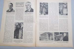 Suomen Kuvalehti 1920 nr 44, kansikuva Kullervo, Ohiolainen sanomalehtimies yhdysvaltain presidentiksi, Suomen koulunuorisotasavalta, Sankari patsaat, ym.