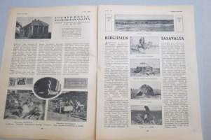 Suomen Kuvalehti 1920 nr 44, kansikuva Kullervo, Ohiolainen sanomalehtimies yhdysvaltain presidentiksi, Suomen koulunuorisotasavalta, Sankari patsaat, ym.