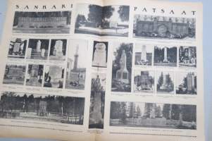 Suomen Kuvalehti 1920 nr 44, kansikuva Kullervo, Ohiolainen sanomalehtimies yhdysvaltain presidentiksi, Suomen koulunuorisotasavalta, Sankari patsaat, ym.