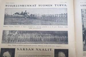 Suomen Kuvalehti 1920 nr 23, kansikuva Tasavallan presidentin tuleva puoliso, rouva Ester Hällström, Tyttö lyseo, Koiramaailman kiitäjistä, ym.