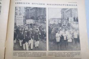 Suomen Kuvalehti 1920 nr 23, kansikuva Tasavallan presidentin tuleva puoliso, rouva Ester Hällström, Tyttö lyseo, Koiramaailman kiitäjistä, ym.