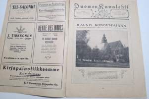 Suomen Kuvalehti 1921 nr 38, kansikuva Adolf Lindfors, Presidentti Petsamossa, Veretön sunnuntai, Amerikkalainen jalkapallopeli, Urheilun valtavuus, Muotokuvia, ym.