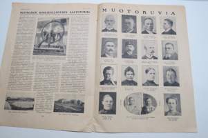 Suomen Kuvalehti 1921 nr 31, kansikuva Uimakauden merkeissä, Hyökkäysvaunukilpailuja katsomassa, Hevosmiesten sivu, Kotimaisia kuvia, Suomalaiset Latviassa, ym.