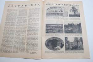 Suomen Kuvalehti 1921 nr 33, kansikuva Daisy Grill, Amerikan kaunein nainen, Nykyisen Venäjän taidetta, Vastavihittyjä kirkkoja, Liikkumisesta merenpohjassa, ym.