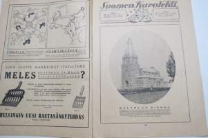 Suomen Kuvalehti 1921 nr 34, kansikuva Kuutamoiden kuussa, Simon taistelu, Valkoisen kankaan kaunottaria, Kotimaisia kuvia, Mitä Ylä-Schlesiassa on tapahtunut, ym.