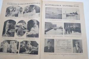 Suomen Kuvalehti 1921 nr 34, kansikuva Kuutamoiden kuussa, Simon taistelu, Valkoisen kankaan kaunottaria, Kotimaisia kuvia, Mitä Ylä-Schlesiassa on tapahtunut, ym.