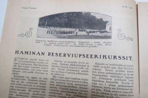 Suomen Kuvalehti 1921 nr 39, kansikuva Kevyt miinan hettäjä, Ensimmäiset kauppa- ja teollisuuspäivät, Venäjän suurin runoilija kuollut nälkään, Muotokuva, ym.