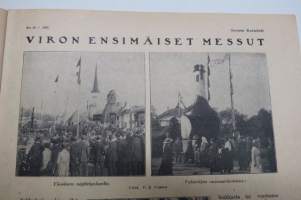 Suomen Kuvalehti 1921 nr 39, kansikuva Kevyt miinan hettäjä, Ensimmäiset kauppa- ja teollisuuspäivät, Venäjän suurin runoilija kuollut nälkään, Muotokuva, ym.