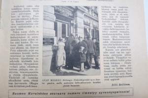 Suomen Kuvalehti 1921 nr 39, kansikuva Kevyt miinan hettäjä, Ensimmäiset kauppa- ja teollisuuspäivät, Venäjän suurin runoilija kuollut nälkään, Muotokuva, ym.