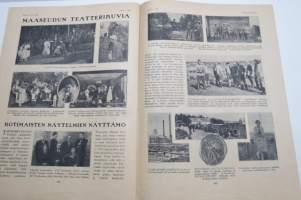 Suomen Kuvalehti 1921 nr 39, kansikuva Kevyt miinan hettäjä, Ensimmäiset kauppa- ja teollisuuspäivät, Venäjän suurin runoilija kuollut nälkään, Muotokuva, ym.