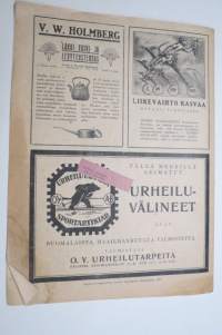 Suomen Kuvalehti 1921 nr 29, kansikuva Kesäinen valokuvaharjoitelma, Hollantilainen Suomi-ystävä itsenäisen Suomen vieraana, Berlinin-lähetystömme lentoretkellä, ym.