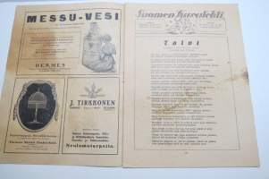 Suomen Kuvalehti 1921 nr 10, kansikuva Uusia tyyppejä Helsingissä, Venäjän edustajisto Helsingissä, Tekniikan alalta, Ulkomaan postista,  Muotokuvia, ym.