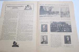 Suomen Kuvalehti 1921 nr 10, kansikuva Uusia tyyppejä Helsingissä, Venäjän edustajisto Helsingissä, Tekniikan alalta, Ulkomaan postista,  Muotokuvia, ym.