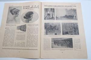 Suomen Kuvalehti 1921 nr 11, kansikuva Lisie Carén, Ulkomaisia päivän kuvia, Talviurheilukisoista 1921, Muotokuva, Suomalainen häpeänpäivä Karjalassa, ym.
