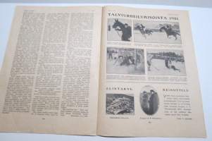 Suomen Kuvalehti 1921 nr 11, kansikuva Lisie Carén, Ulkomaisia päivän kuvia, Talviurheilukisoista 1921, Muotokuva, Suomalainen häpeänpäivä Karjalassa, ym.