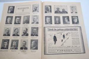 Suomen Kuvalehti 1921 nr 11, kansikuva Lisie Carén, Ulkomaisia päivän kuvia, Talviurheilukisoista 1921, Muotokuva, Suomalainen häpeänpäivä Karjalassa, ym.