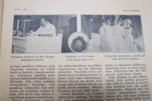 Suomen Kuvalehti 1921 nr 16, kansikuva Historiaa elävissä kuvissa, Tasavallan presidentin illalliskutsut, Uudet upseerit, Halilan parantola, Kultapuu, ym.