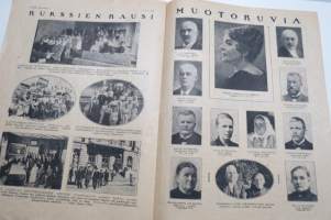 Suomen Kuvalehti 1921 nr 35, kansikuva Kesälesken huvituksia, Uusia Suomen alamaisia, Uudenkaupungin rauhan 200-vuotismuisto, Ulkomaisia uutiskuvia, ym.