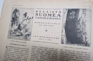 Suomen Kuvalehti 1921 nr 30, kansikuva Partiolainen, Suomen konsulivirasto Australiassa, Kesäistä Suomea samoilemassa, Kotimaan kuulumisia, Muotokuvia, ym.