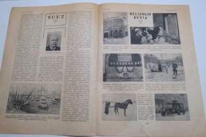 Suomen Kuvalehti 1921 nr 8, kansikuva Pääkaupungin idylli: Yrjö Liipolan heräävä voima, Suomi talviurheilun maaksi, Helsingin uusi rautasänkytehdas, ym.