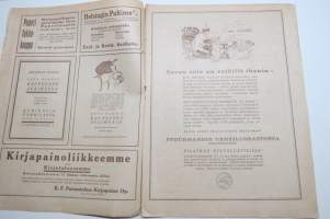 Suomen Kuvalehti 1921 nr 22, kansikuva Tasavallan presdentti vastaanottamassa Nikolainkirkon portailla paraatin armeijan lippupäivänä, Ärsytetty kaunotar, ym