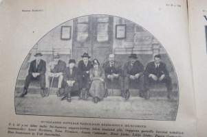 Suomen Kuvalehti 1921 nr 22, kansikuva Tasavallan presdentti vastaanottamassa Nikolainkirkon portailla paraatin armeijan lippupäivänä, Ärsytetty kaunotar, ym