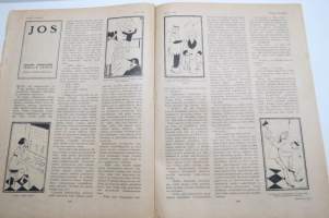 Suomen Kuvalehti 1921 nr 22, kansikuva Tasavallan presdentti vastaanottamassa Nikolainkirkon portailla paraatin armeijan lippupäivänä, Ärsytetty kaunotar, ym