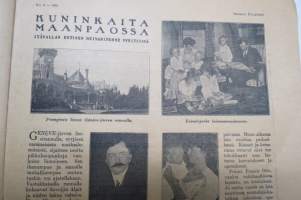 Suomen Kuvalehti 1921 nr 6, kansikuva Pohjolan lasten reipasta leikkiä, Fanny ja Paul Sinebrychoff, Lannoitus hiilihappokaasulla, Kuvis Ranskasta, ym.