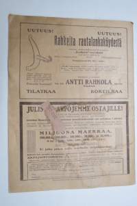 Suomen Kuvalehti 1921 nr 6, kansikuva Pohjolan lasten reipasta leikkiä, Fanny ja Paul Sinebrychoff, Lannoitus hiilihappokaasulla, Kuvis Ranskasta, ym.