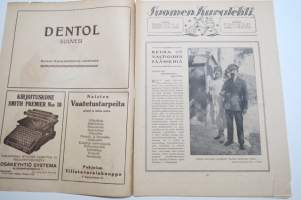 Suomen Kuvalehti 1921 nr 4, kansikuva Pola Negri, Mäntyluoto saa kilpailijan, Maailman postikongressi Madridissa, Joka mies rakentamaan itselleen taloa, ym.