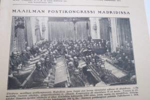 Suomen Kuvalehti 1921 nr 4, kansikuva Pola Negri, Mäntyluoto saa kilpailijan, Maailman postikongressi Madridissa, Joka mies rakentamaan itselleen taloa, ym.