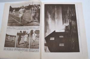 Suomen Kuvalehti 1921 nr 40, kansikuva Hanna Granfelt, Haarlan paperitehdas, Mikä on syvennyspaino, Toivioretki kellariin, tyhjiä tähkiä, Miksi Voutikin läksi, ym.
