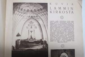 Suomen Kuvalehti 1921 nr 46, kansikuva Ingeborg Liljeblad, Kuvia Lammin kirkosta, Kontinentin lumoama, Marraskuun ryhmän vuosinäyttelyssä, Kirjallisuusviikolta, ym.